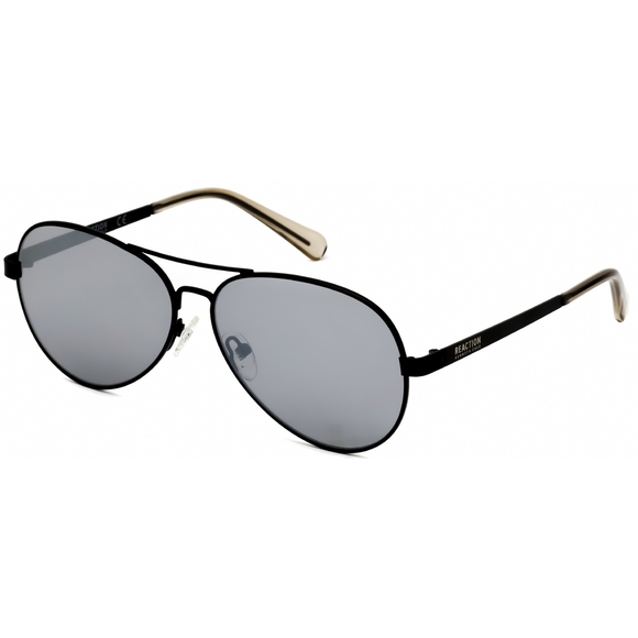 NWT KENNETH COLE REACTION KC2782 01C Shiny Black Sunglasses - Picture 1 of 2